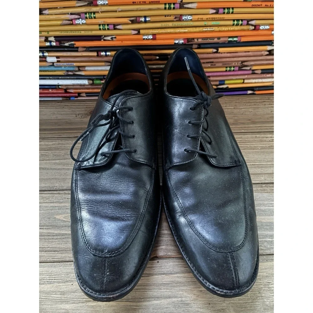 Cole Haan Black Oxford Shoes Leather Mens‎ Size 10M Formal Business